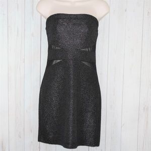 Speechless Black Strapless Cocktail Dress …